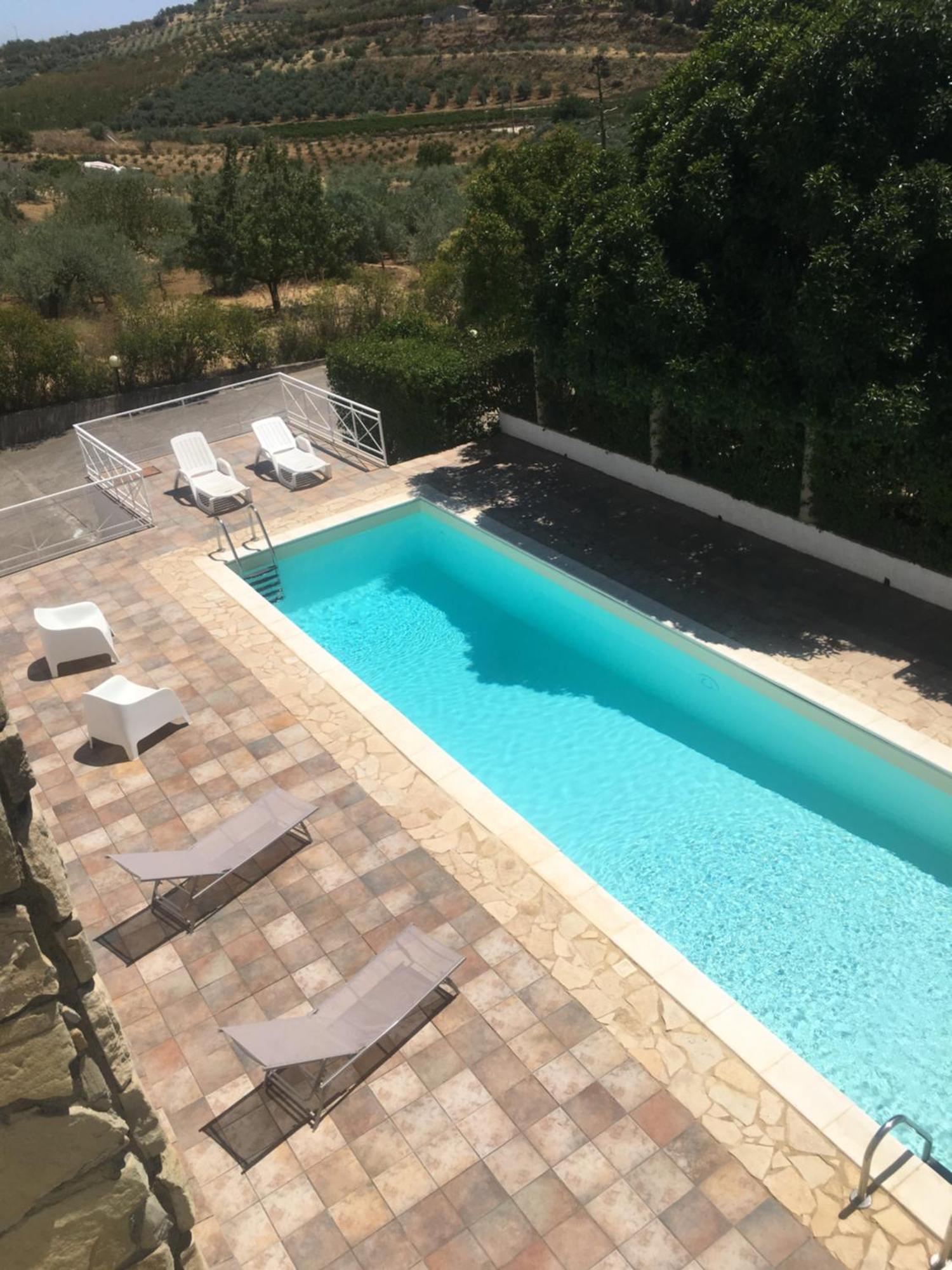 Villa Stria House Mazzarino Exterior foto